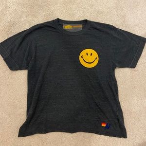 Aviator Nation Smiley Face Tee